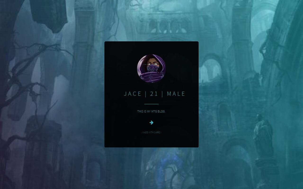 Carrd profile picture for @jace